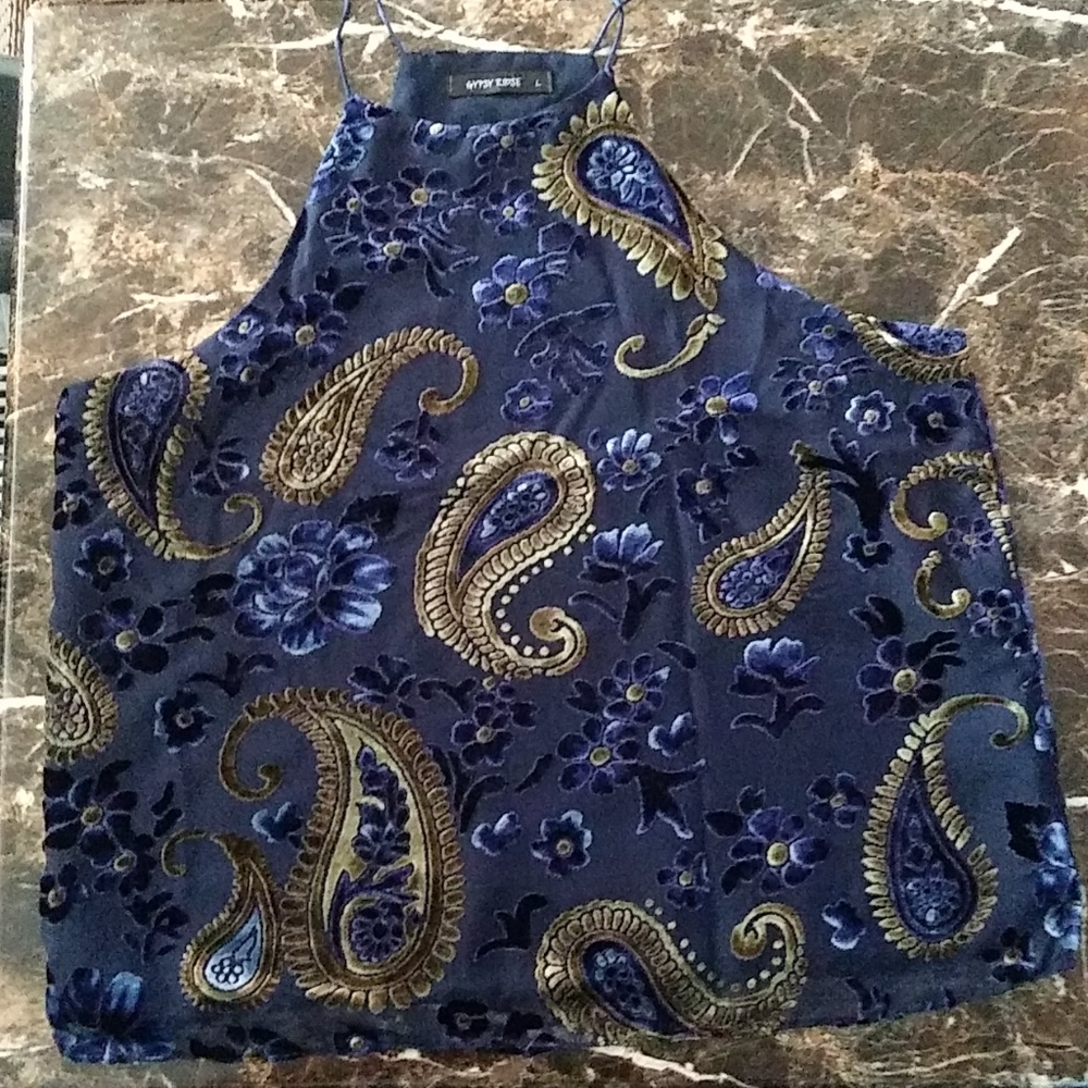 4/$20 Gypsy Rose spaghetti strap top